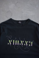 Stussy Black Spellout Tee — 2000s (L) - Retrospective Store