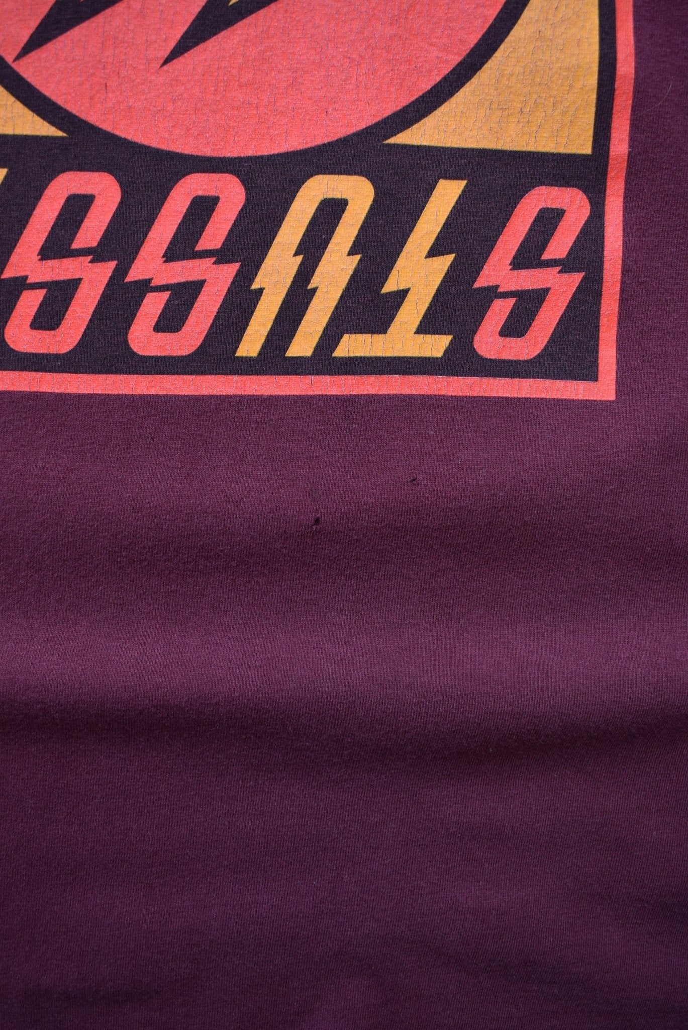 Stussy Burgundy Graphic Tee — 2000s (L) - Retrospective Store
