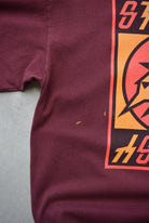 Stussy Burgundy Graphic Tee — 2000s (L) - Retrospective Store