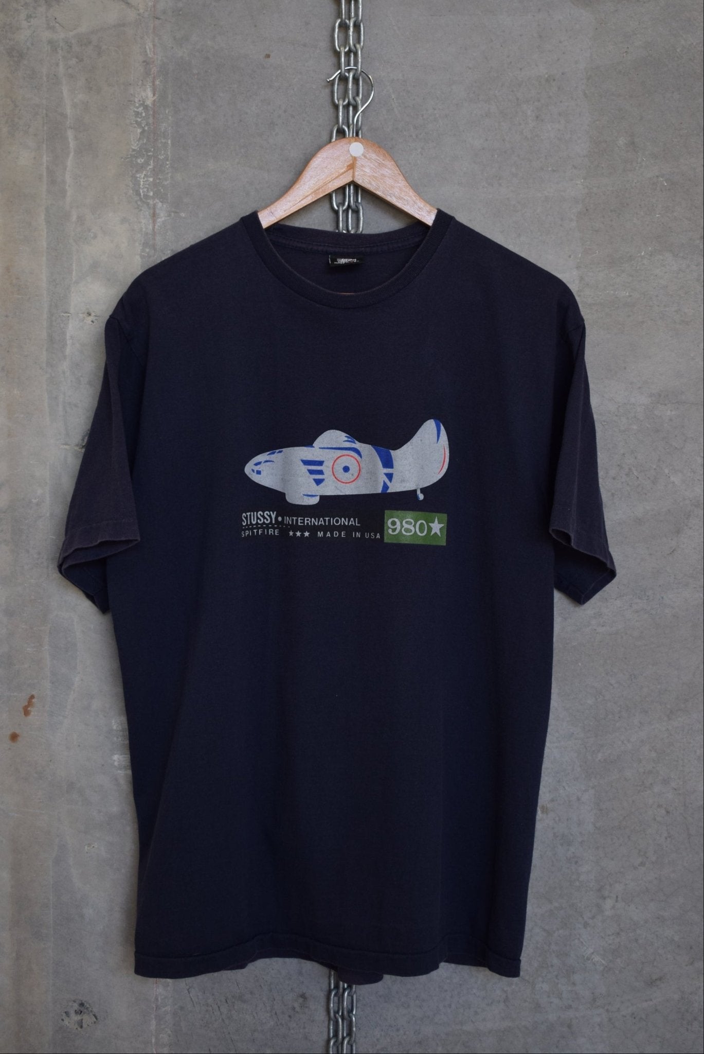 Stussy International Graphic Tee — 1990s (L) - Retrospective Store