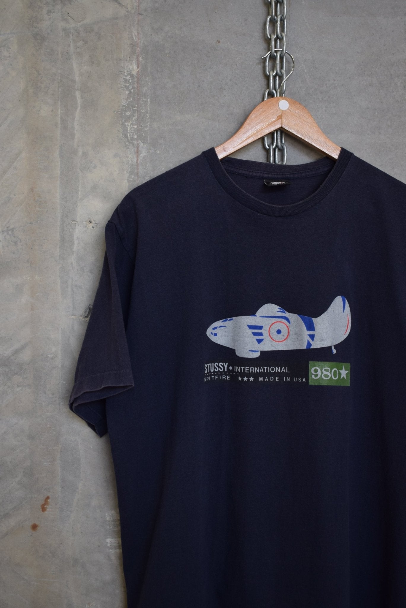 Stussy International Graphic Tee — 1990s (L) - Retrospective Store