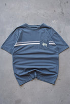 Stussy Navy Spellout Pocket Tee — 1990s (L) - Retrospective Store