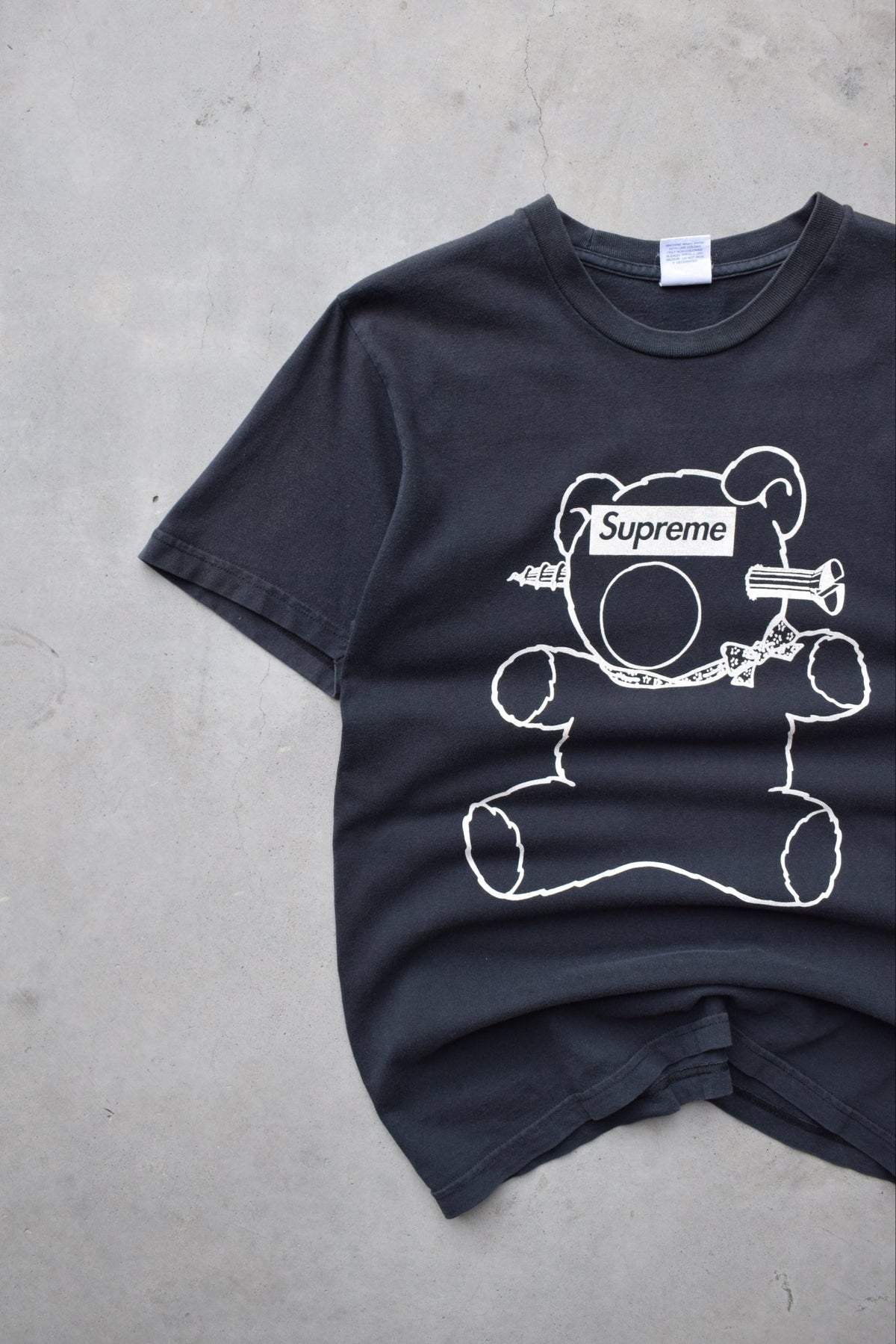 Supreme Black Graphic Tee — 2000s (M) - Retrospective Store