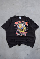 Syracuse University NCAA Basketball Black Graphic Tee — 2003 (XXL) - Retrospective Store