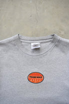 Team Nike Grey Spellout Tee — 1990s (L) - Retrospective Store