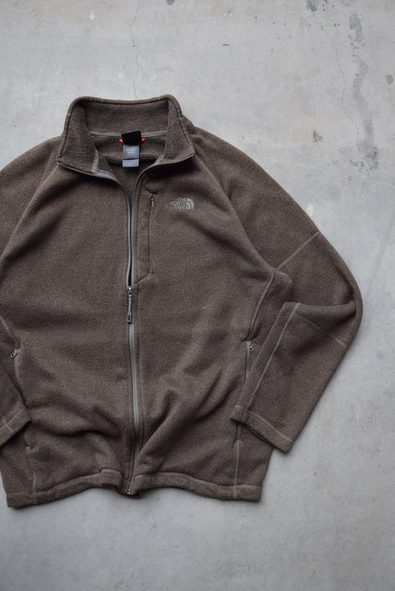 The North Face Brown Embroidered Logo Jacket — 2000s (L) - Retrospective Store