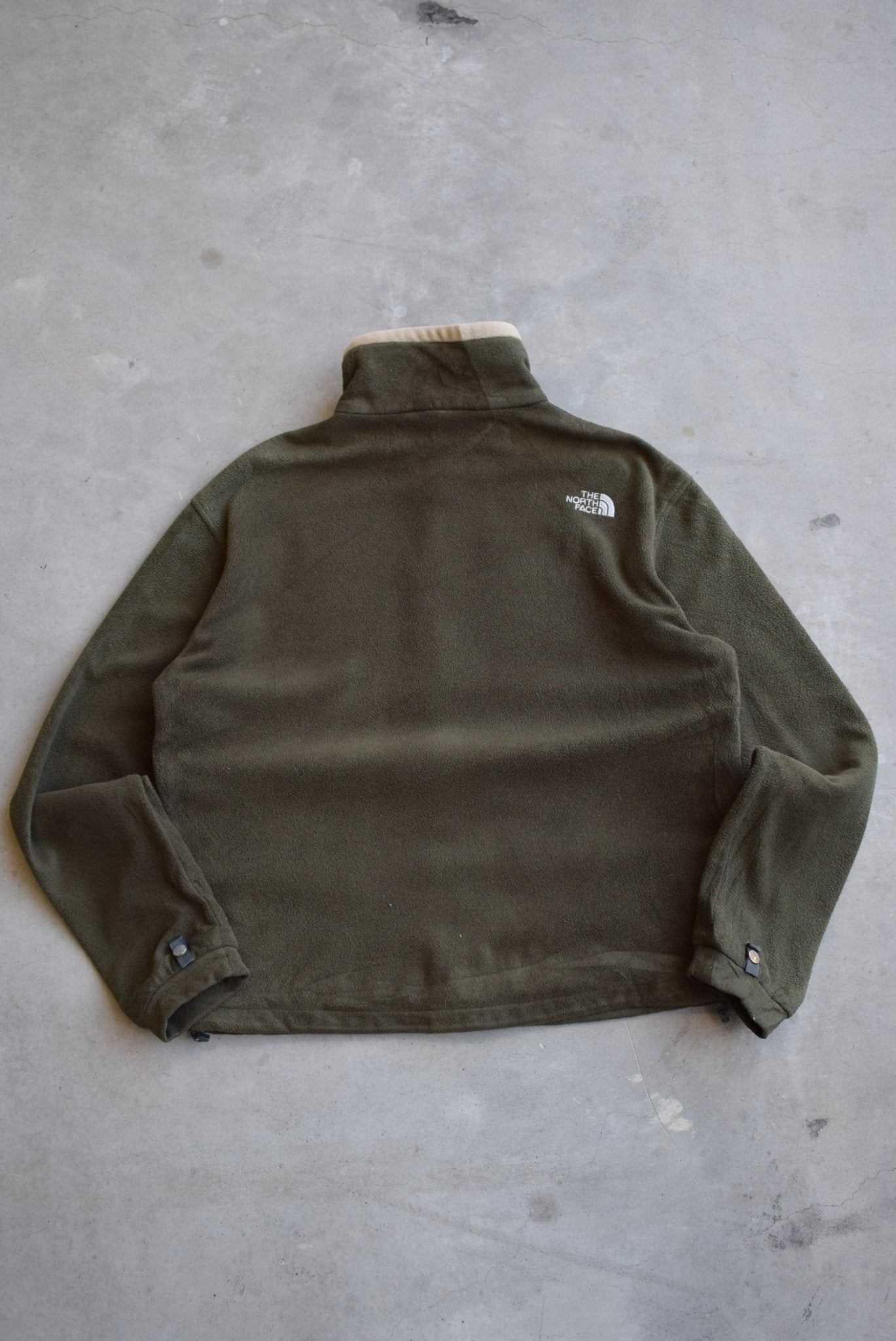 The North Face Green Embroidered Fleece Jacket —2000s (L) - Retrospective Store