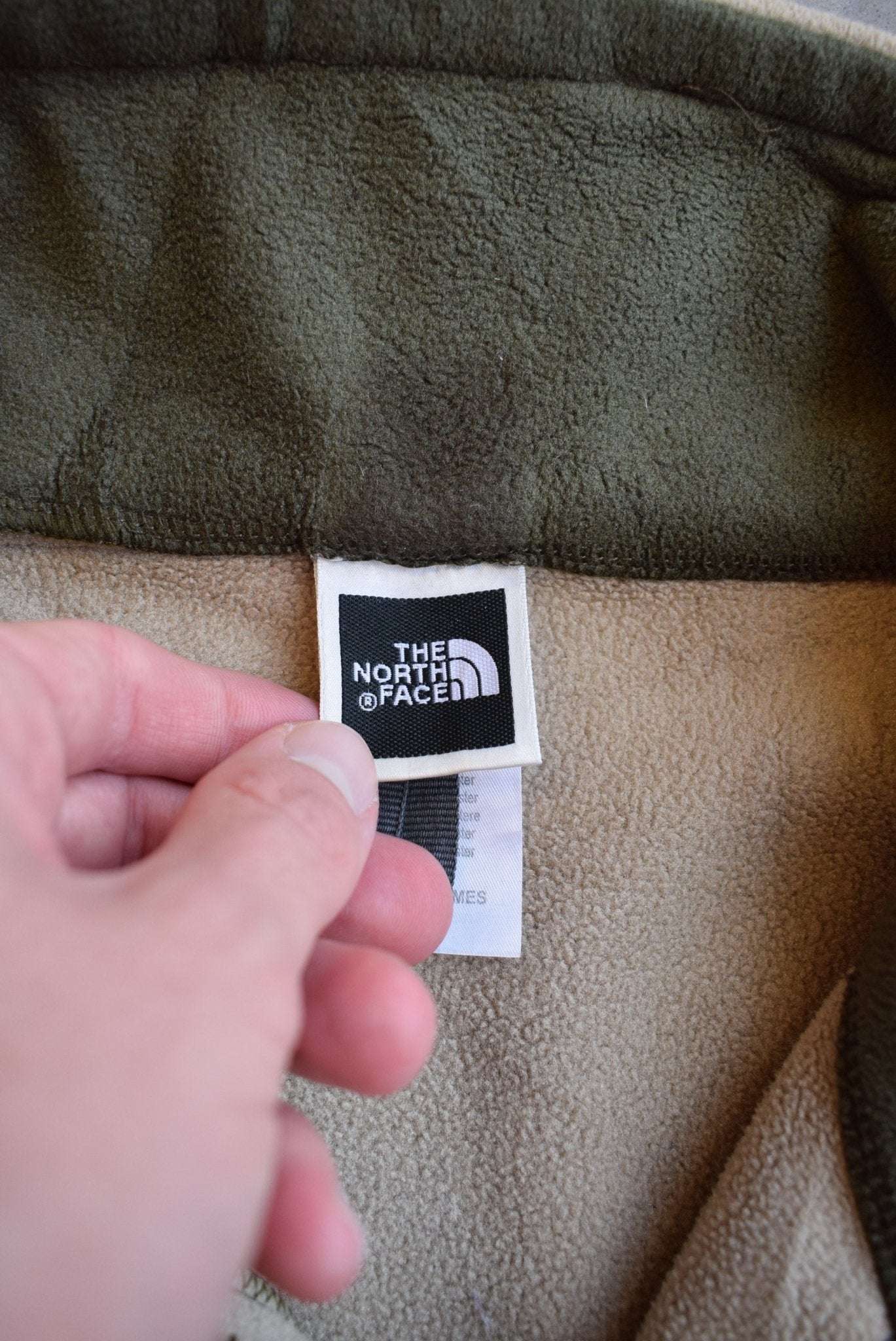 The North Face Green Embroidered Fleece Jacket —2000s (L) - Retrospective Store