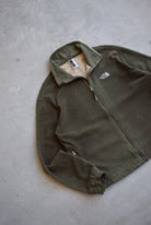 The North Face Green Embroidered Fleece Jacket —2000s (L) - Retrospective Store