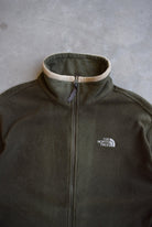 The North Face Green Embroidered Fleece Jacket —2000s (L) - Retrospective Store
