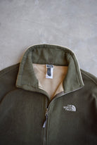 The North Face Green Embroidered Fleece Jacket —2000s (L) - Retrospective Store