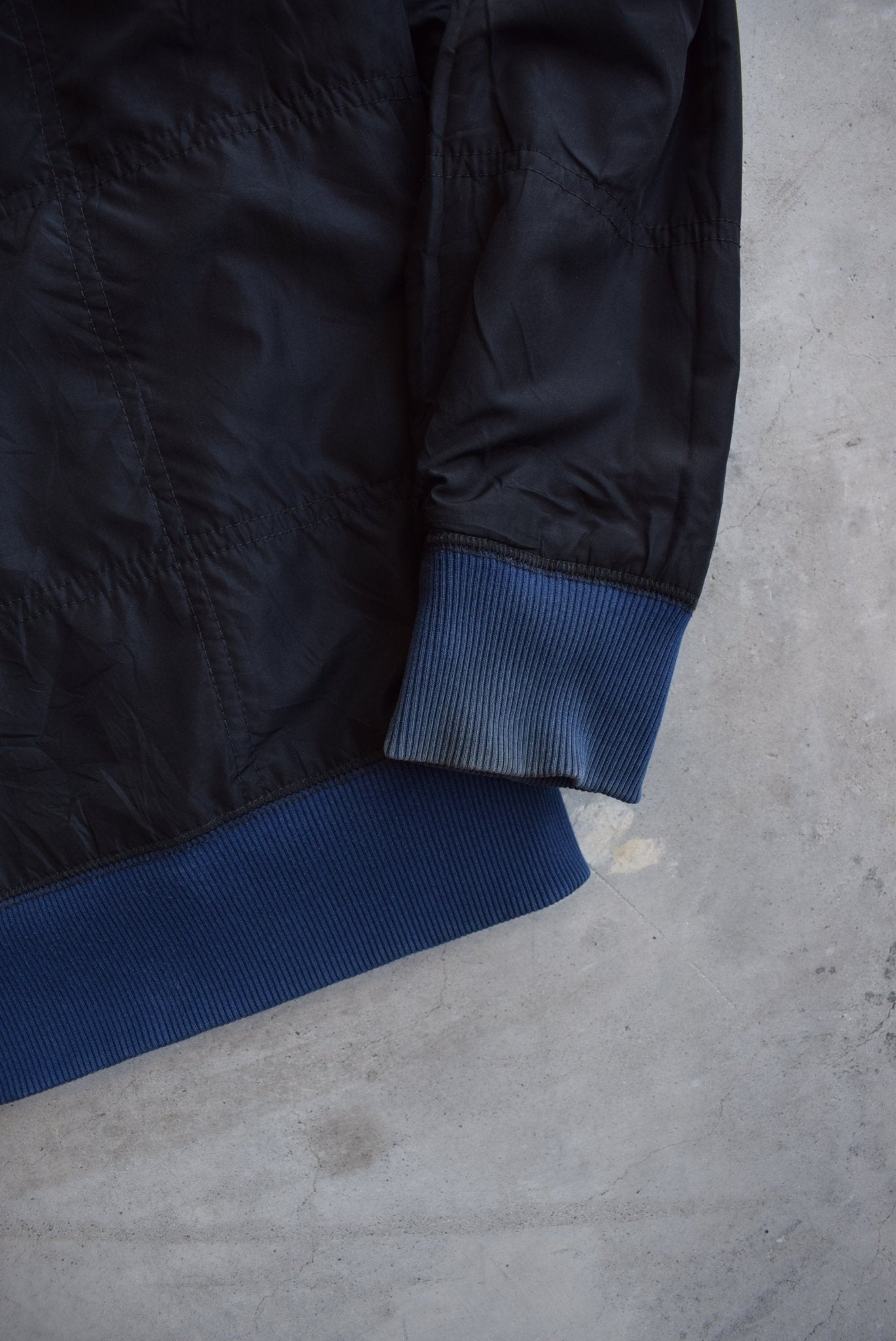 The North Face Navy & Black Embroidered Reversible Jacket — 2000s (S/M) - Retrospective Store