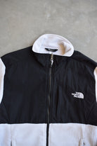 The North Face White Embroidered Denali Fleece Jacket —2000s (Women's L) - Retrospective Store