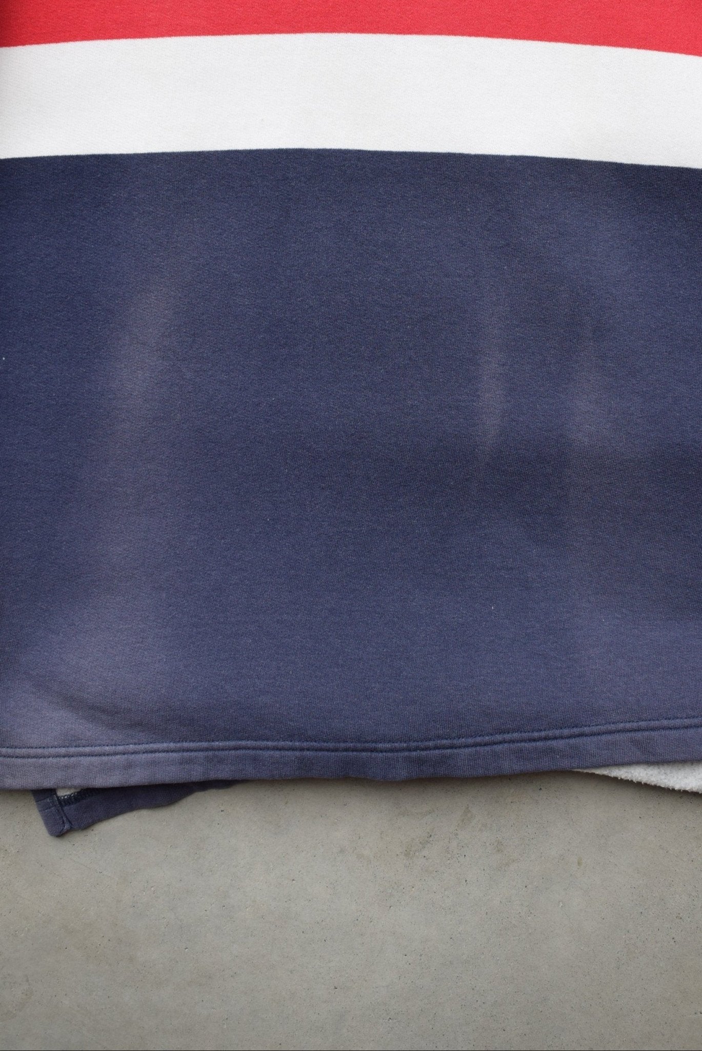 Timberland Navy Embroidered Collared Sweater — 1990s (L) - Retrospective Store