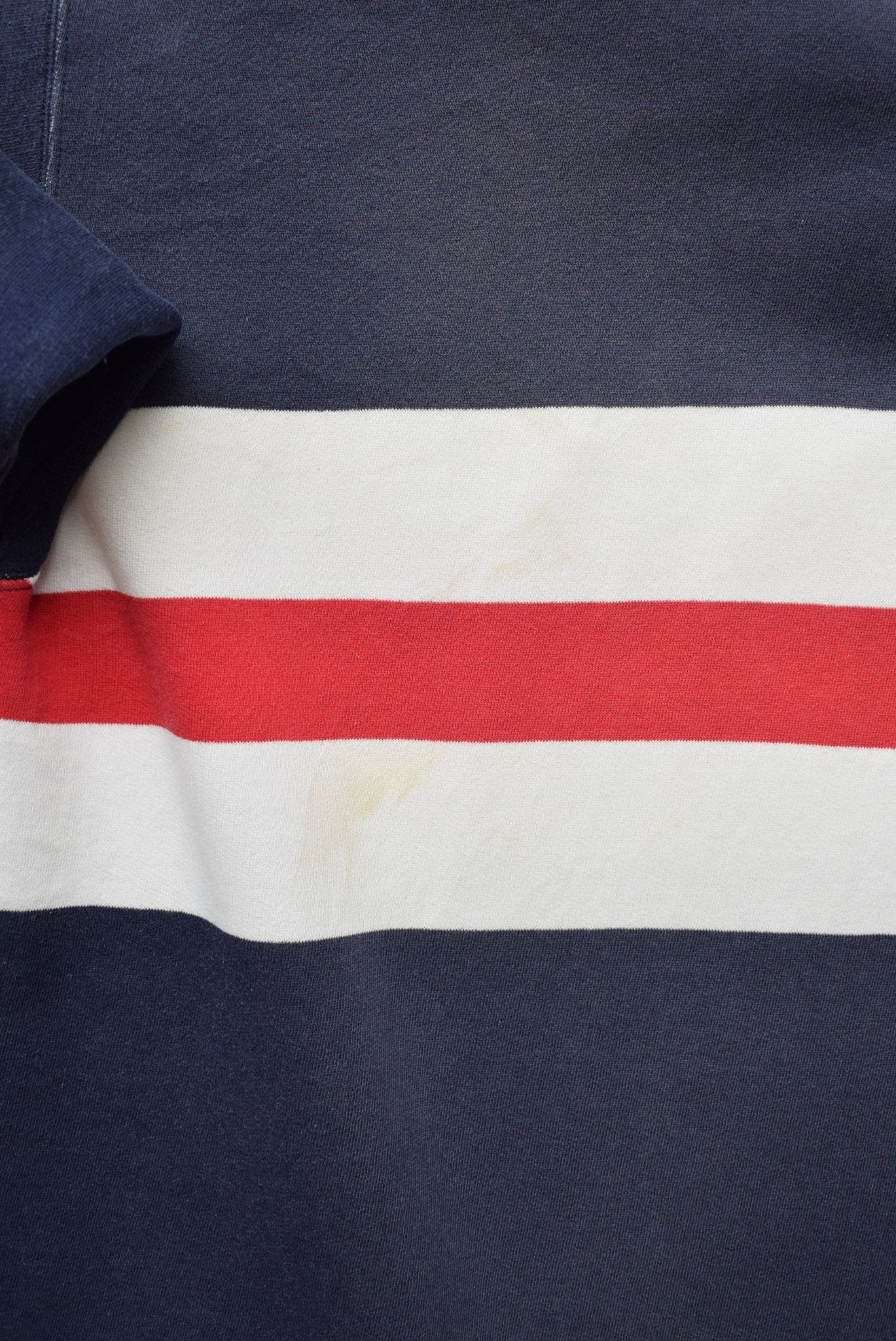 Timberland Navy Embroidered Collared Sweater — 1990s (L) - Retrospective Store