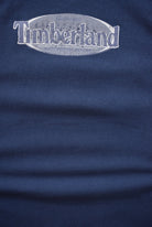 Timberland Navy Spellout Long Sleeve Tee — 1990s (S) - Retrospective Store