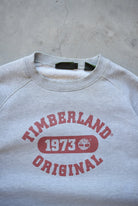 Timberland Original Grey Spellout Crewneck — 1990s (L) - Retrospective Store