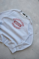Timberland Original Grey Spellout Crewneck — 1990s (L) - Retrospective Store