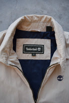 Timberland Tan Embroidered Logo Harrington Jacket — 1990s (M) - Retrospective Store