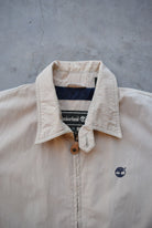 Timberland Tan Embroidered Logo Harrington Jacket — 1990s (M) - Retrospective Store