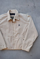 Timberland Tan Embroidered Logo Harrington Jacket — 1990s (M) - Retrospective Store