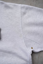 Timberland Weathergear Grey Embroidered Spellout Crewneck — 1990s (L) - Retrospective Store