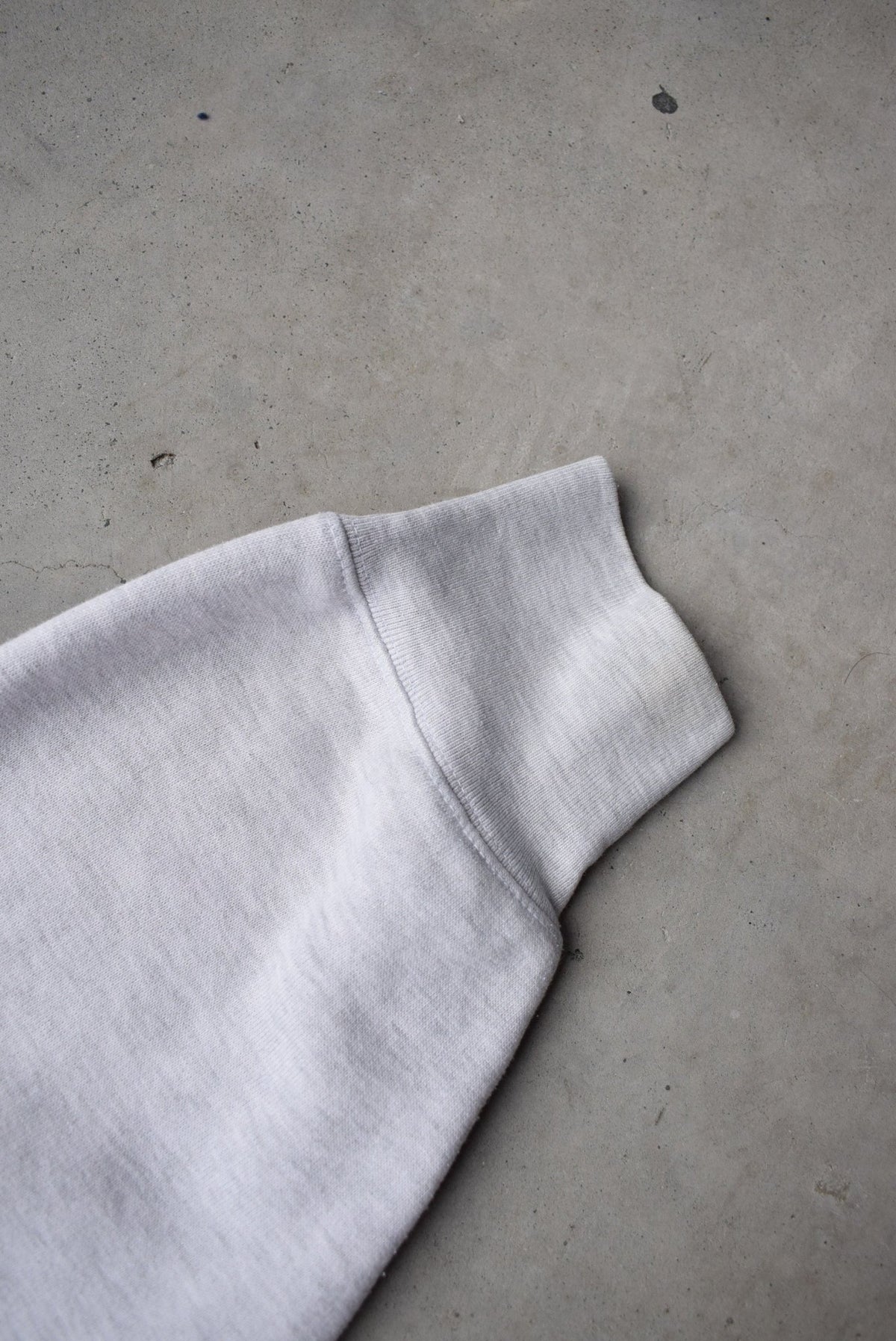 Timberland Weathergear Grey Embroidered Spellout Crewneck — 1990s (L) - Retrospective Store