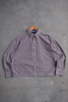 Tommy Hilfiger Cropped Long Sleeve Button Up — 2000s (M) - Retrospective Store