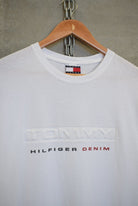 Tommy Hilfiger Denim Spellout Tee — 2000s (M) - Retrospective Store