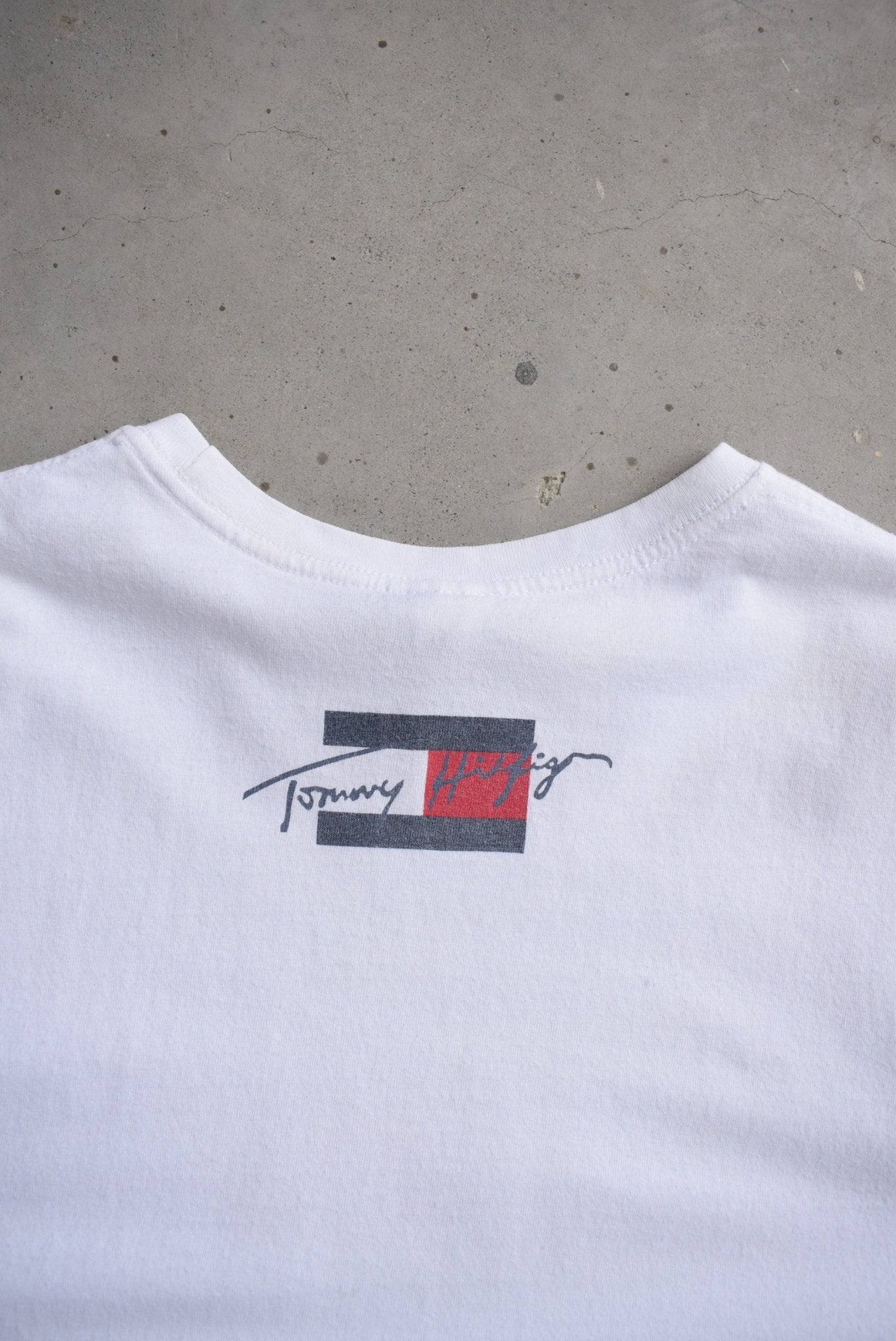 Tommy Hilfiger Spellout Tee — 2000s (L/XL) - Retrospective Store