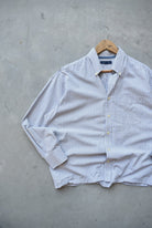 Tommy Hilfiger White Cropped Long Sleeve Button Up — 2000s (L) - Retrospective Store
