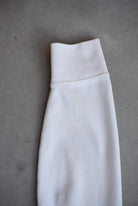 Tommy Hilfiger White Embroidered Spellout Quarter Zip — 1990s (M) - Retrospective Store