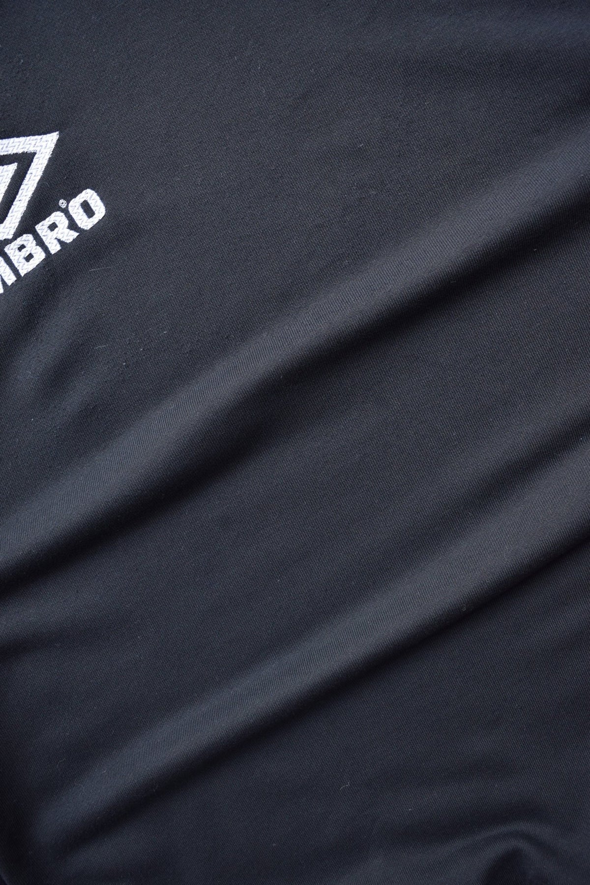 Umbro Black Embroidered Spellout Crewneck — 2000s (M/L) - Retrospective Store