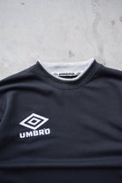 Umbro Black Embroidered Spellout Crewneck — 2000s (M/L) - Retrospective Store