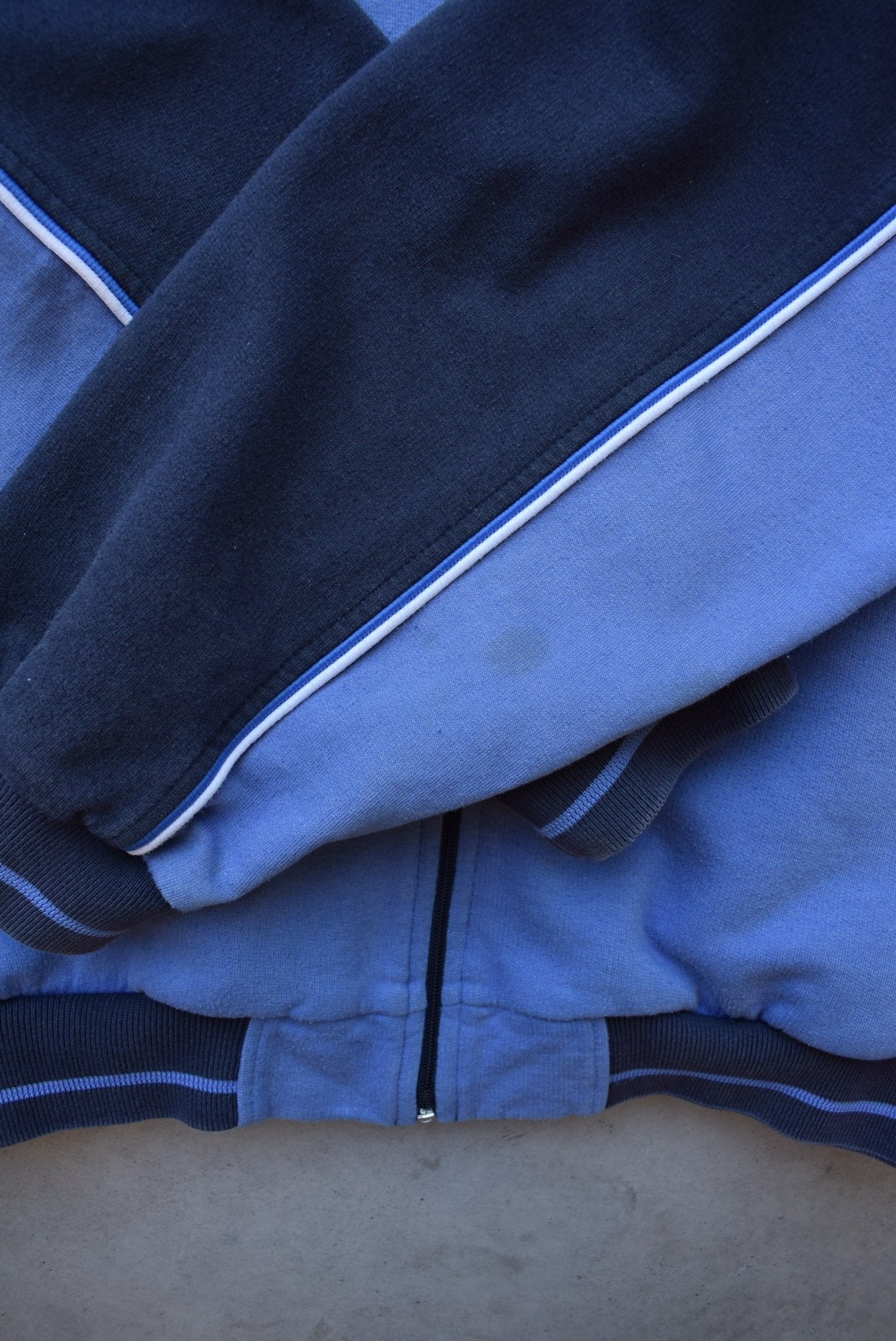 Umbro Blue Embroidered Spellout Jacket — 1990s (S) - Retrospective Store