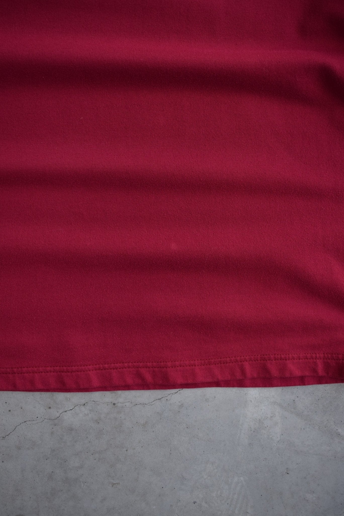 Umbro Burgandy Embroidered Spellout Crewneck — 2000s (M/L) - Retrospective Store