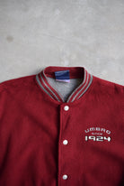 Umbro Burgandy Embroidered Varsity Jacket — 2000s (L) - Retrospective Store