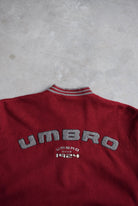 Umbro Burgandy Embroidered Varsity Jacket — 2000s (L) - Retrospective Store