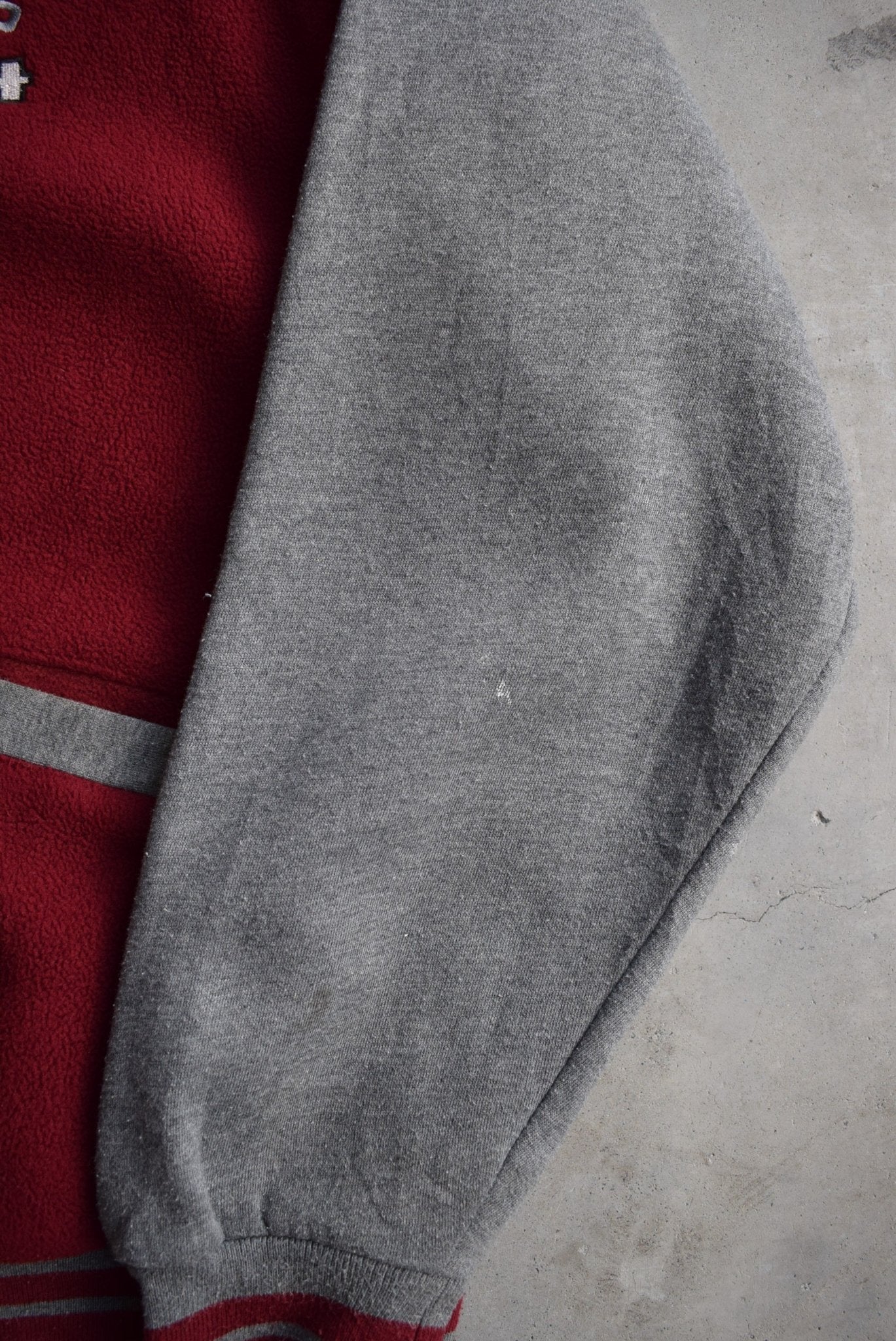Umbro Burgandy Embroidered Varsity Jacket — 2000s (L) - Retrospective Store