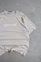 Umbro Cream Spellout Tee — 2000s (L) - Retrospective Store