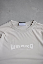 Umbro Cream Spellout Tee — 2000s (L) - Retrospective Store