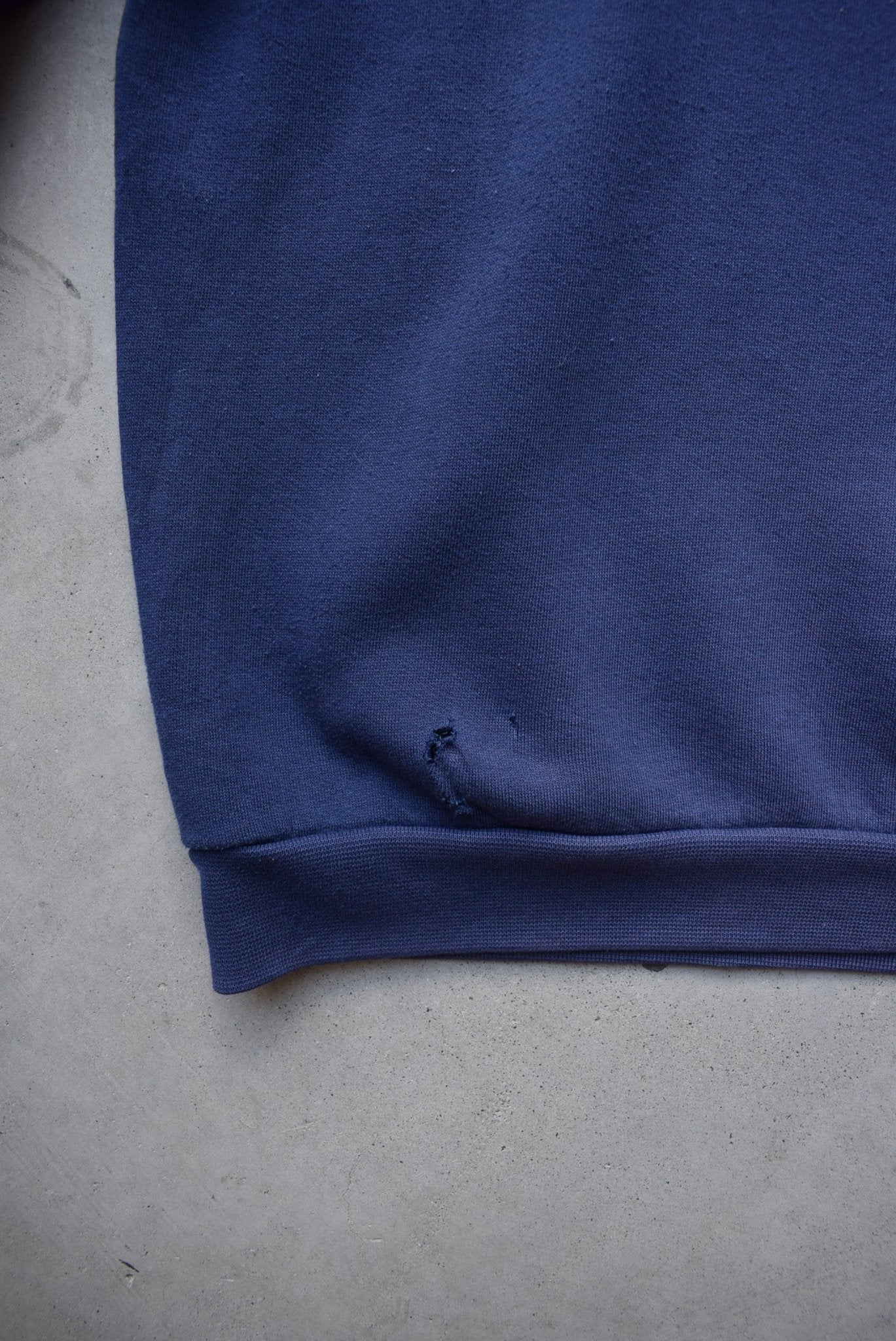 Umbro Navy Embroidered Logo Crewneck — 1990s (S) - Retrospective Store