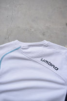 Umbro White Embroidered Spellout Crewneck — 2000s (XS/S) - Retrospective Store