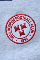 Umbro x Shelbourne FC Grey & Navy Embroidered Hoodie — 1990s (L) - Retrospective Store