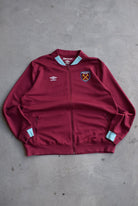 Umbro x West Ham United Burgandy Embroidered Jacket — 2000s (XXL) - Retrospective Store