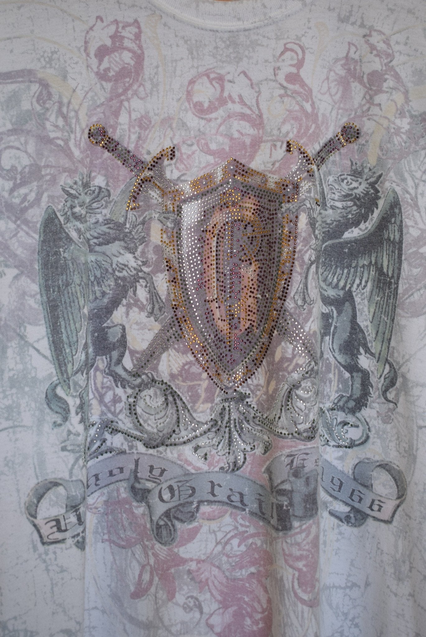 Unholy Grail Y2K Graphic Tee — 2000s (L) - Retrospective Store