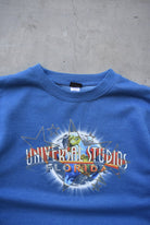 Universal Studios Florida Blue Graphic Crewneck — 2000s (L) - Retrospective Store