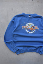 Universal Studios Florida Blue Graphic Crewneck — 2000s (L) - Retrospective Store