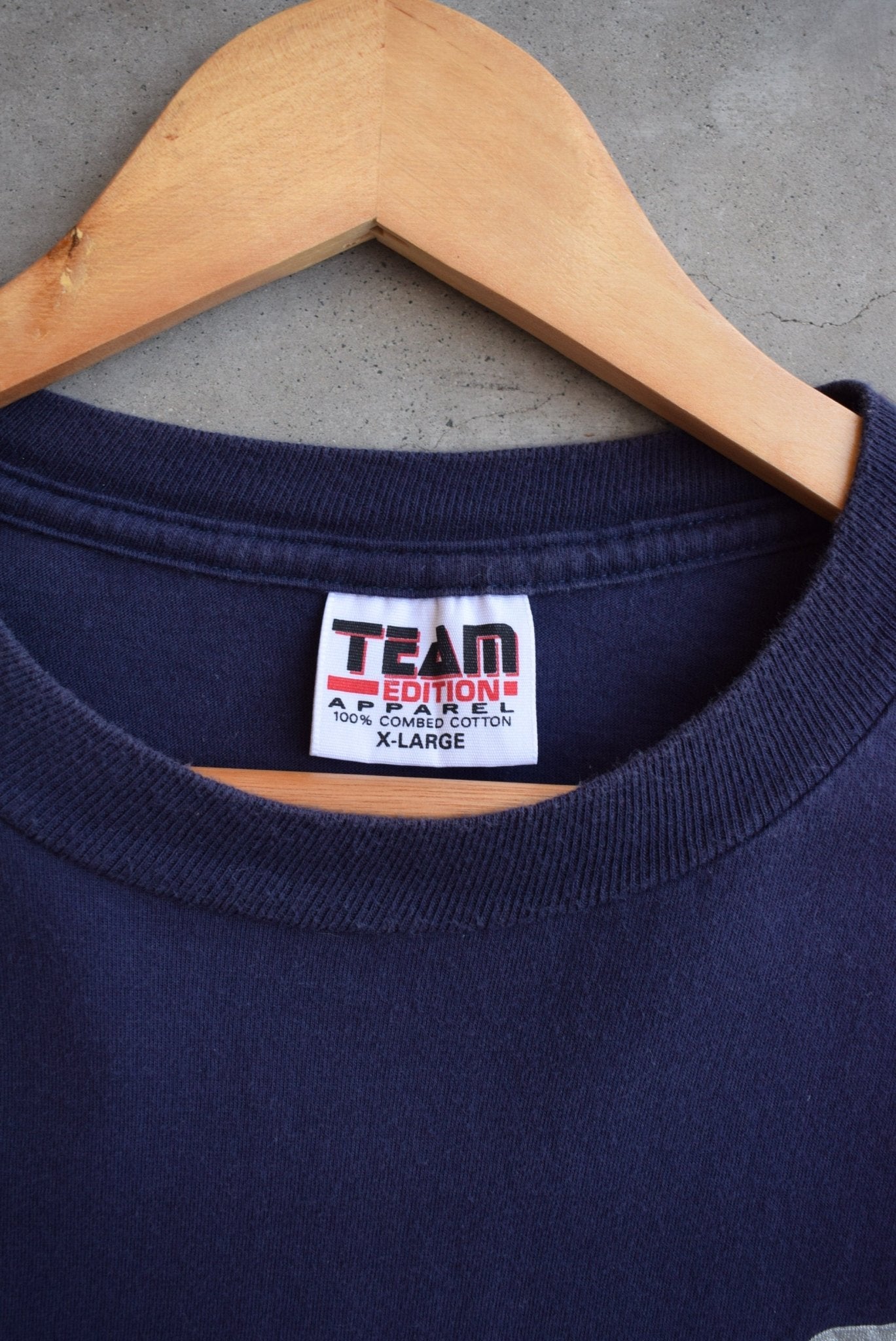 University of Georgia Navy Graphic Tee — 1990s (L) - Retrospective Store