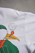 University of Miami Hurricanes White Graphic Tee — 1993 (L) - Retrospective Store